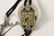 18K lady wrist watch with diamonds and blue stones