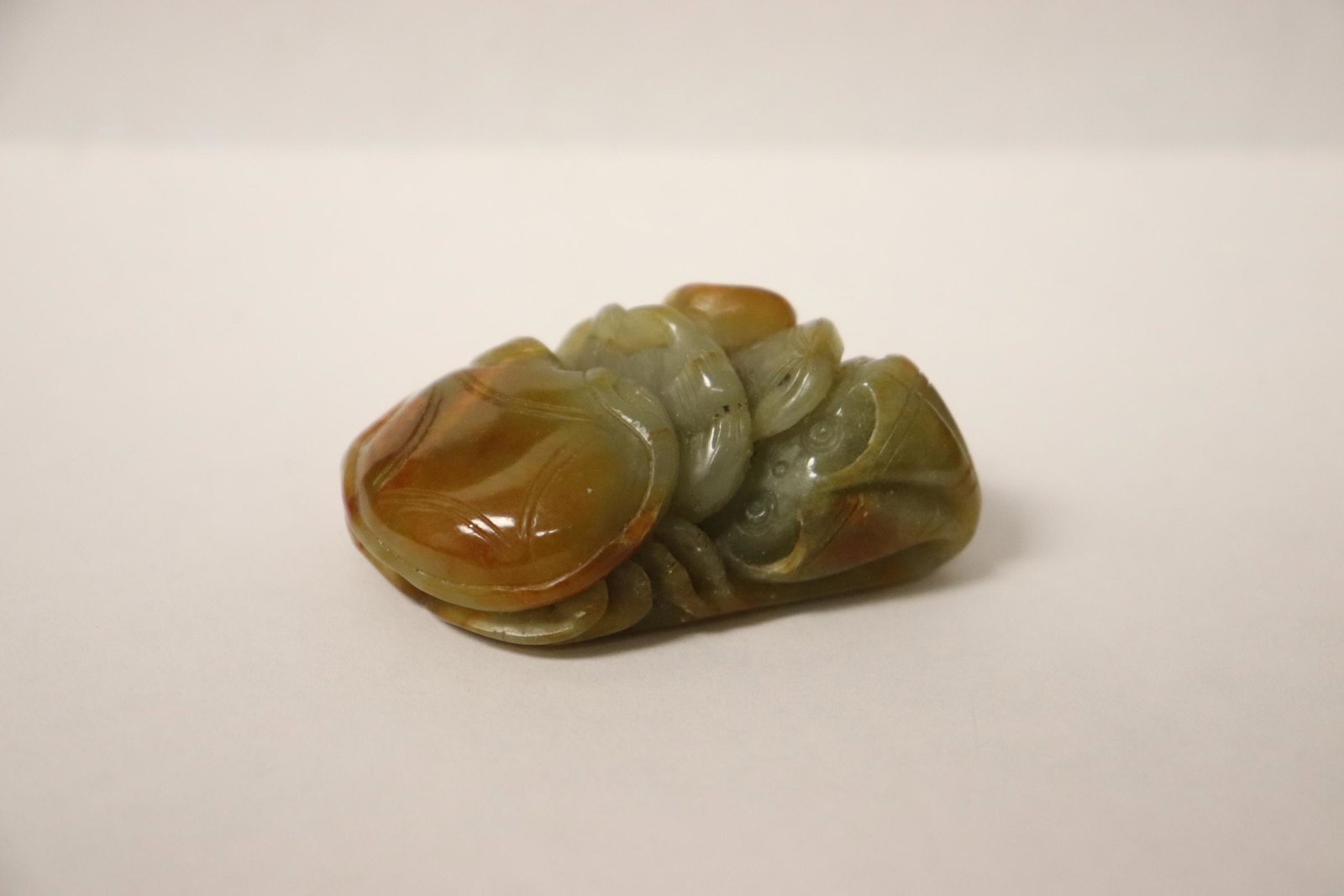 Chinese 19th/20th c. celadon jade ornament (1 of 10)