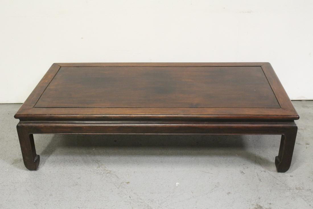 Chinese antique large rosewood low table (1 of 10)