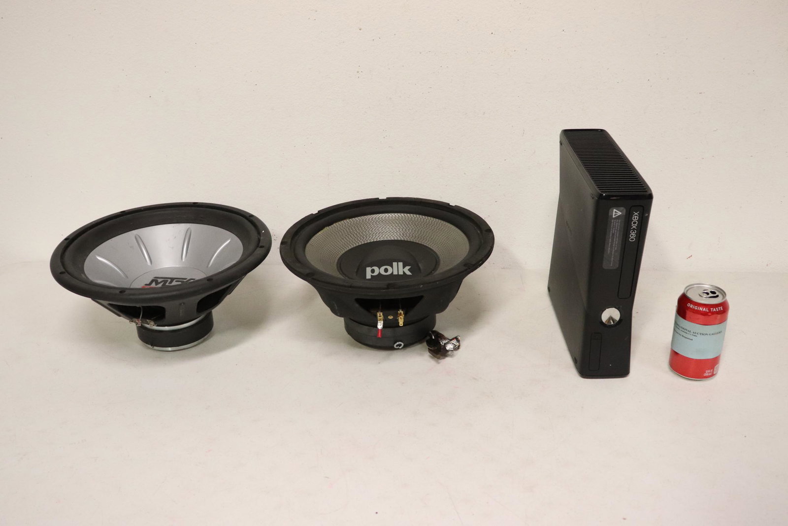 XBox 360, and 2 speakers (1 of 10)