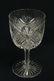6 cut crystal goblets by St. Louis in pineapple pattern - 10