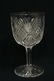 6 cut crystal goblets by St. Louis in pineapple pattern - 4
