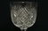 6 cut crystal goblets by St. Louis in pineapple pattern - 6