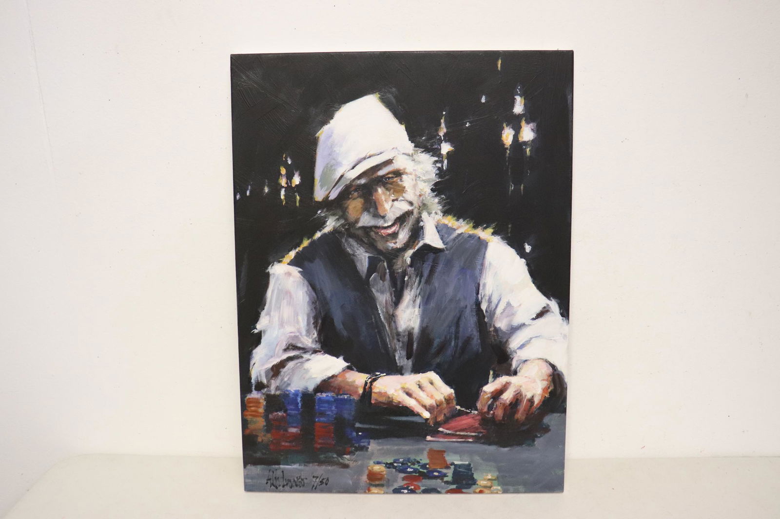 Serigraph on canvas, signed Aldo Luongo (1 of 10)