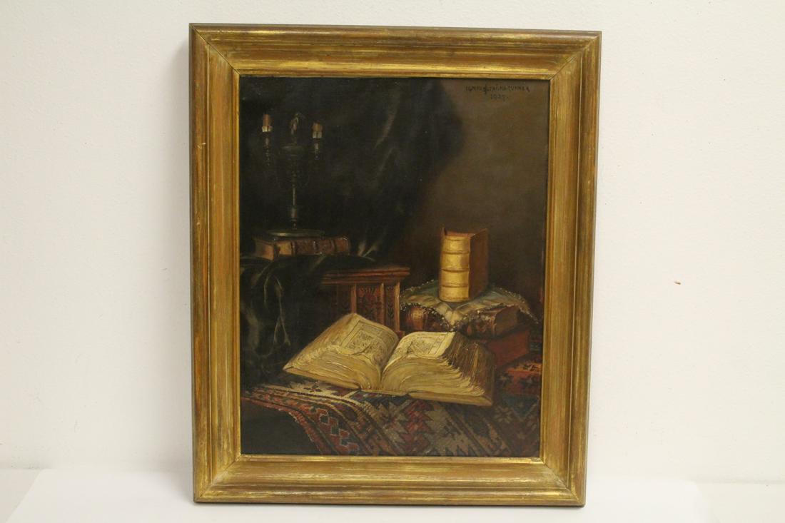 oil on canvas painting, signed and dated 1937 (1 of 10)