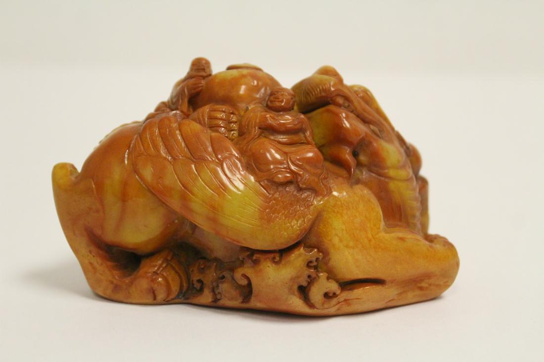 Chinese shoushan stone carved ornament (1 of 10)