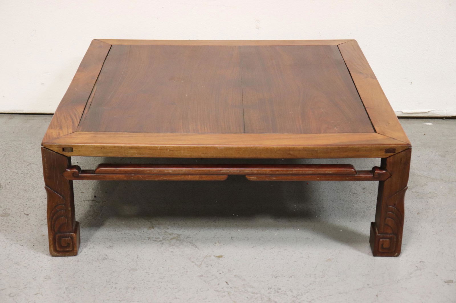 Chinese vintage rosewood square low table (1 of 11)
