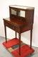 Antique mahogany folding top desk/ cabinet - 4