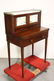 Antique mahogany folding top desk/ cabinet - 5