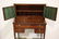 Antique French mahogany folding top desk/ cabinet - 4