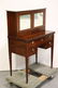 Antique French mahogany folding top desk/ cabinet - 6