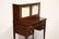 Antique French mahogany folding top desk/ cabinet - 7