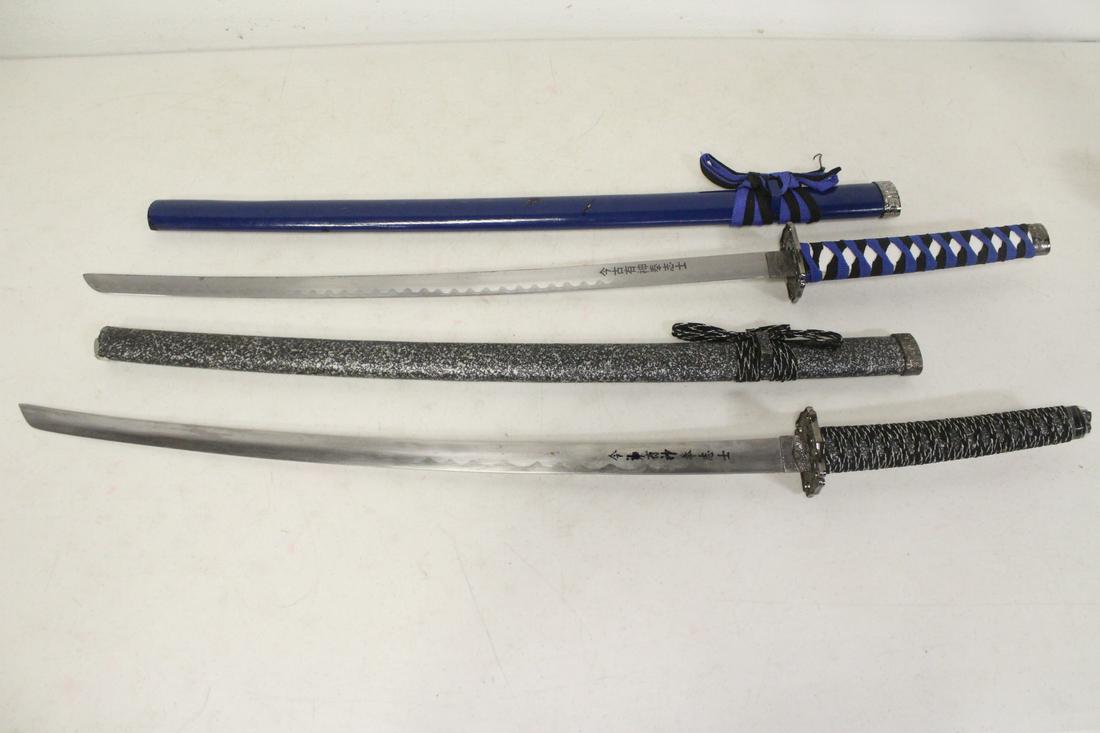 2 Japanese late 20th century samurai swords (1 of 10)