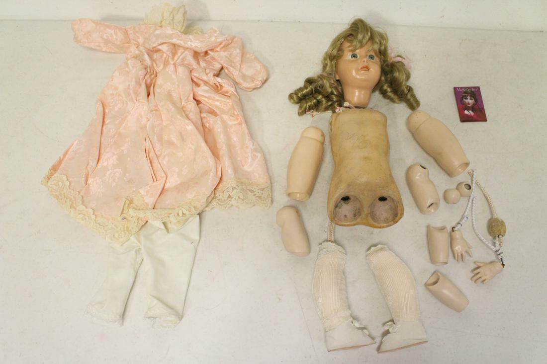 A vintage girl doll, need assemble, with dress (1 of 9)