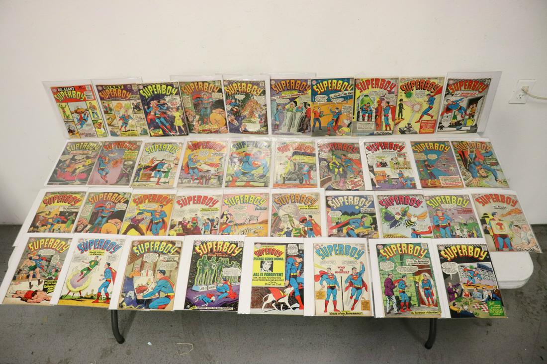 Approx. 38 early Superboy comic books (1 of 11)