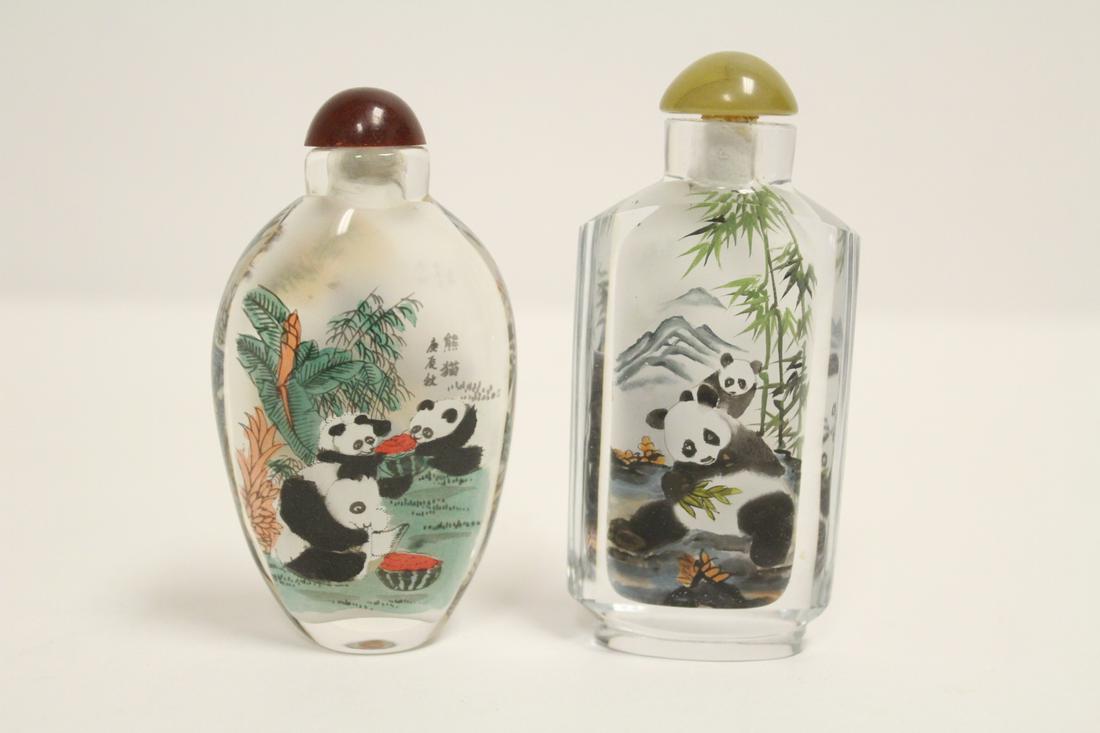 2 Chinese inside painted snuff bottles (1 of 10)