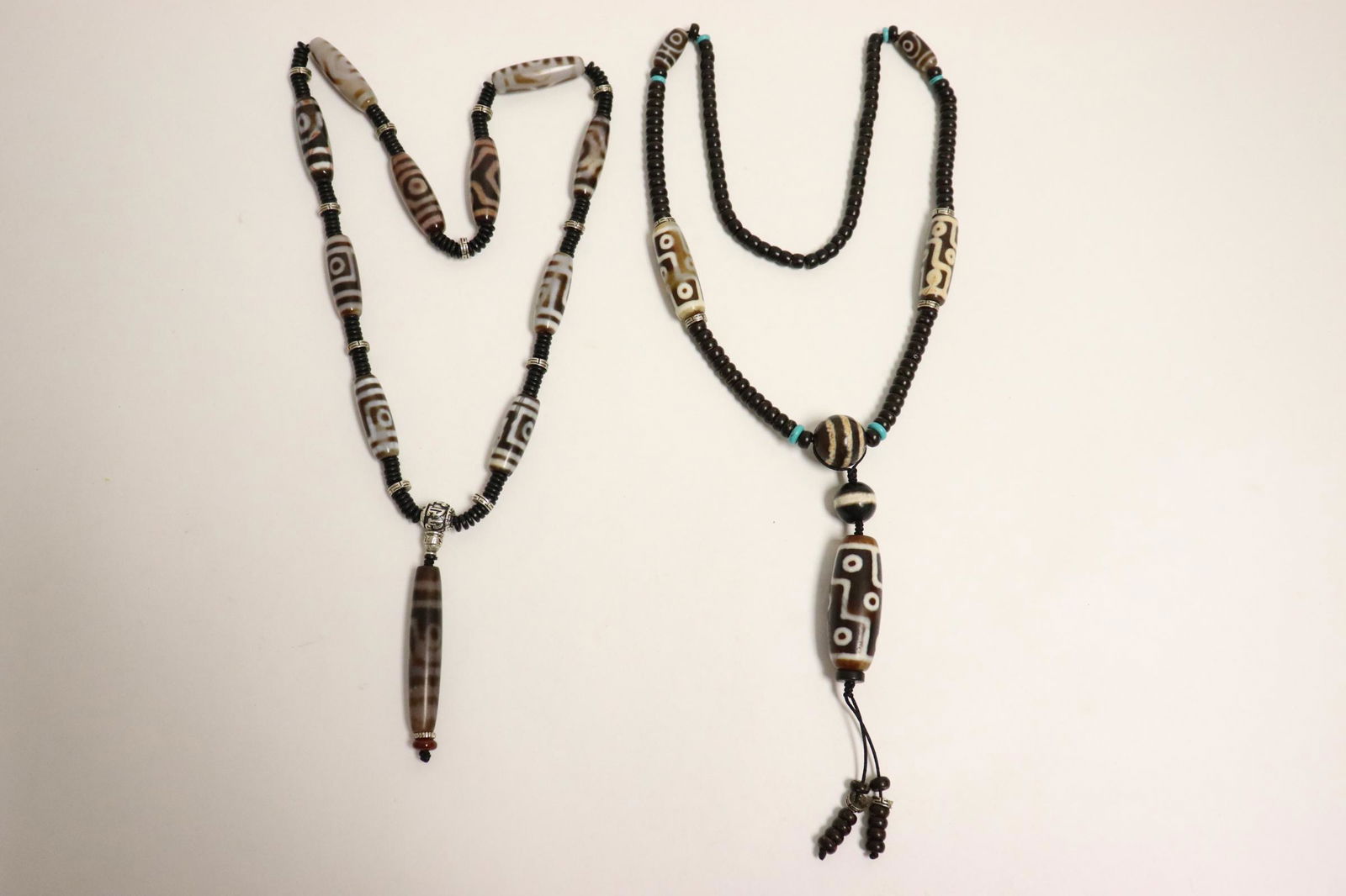 2 dzi bead like bead necklaces (1 of 10)