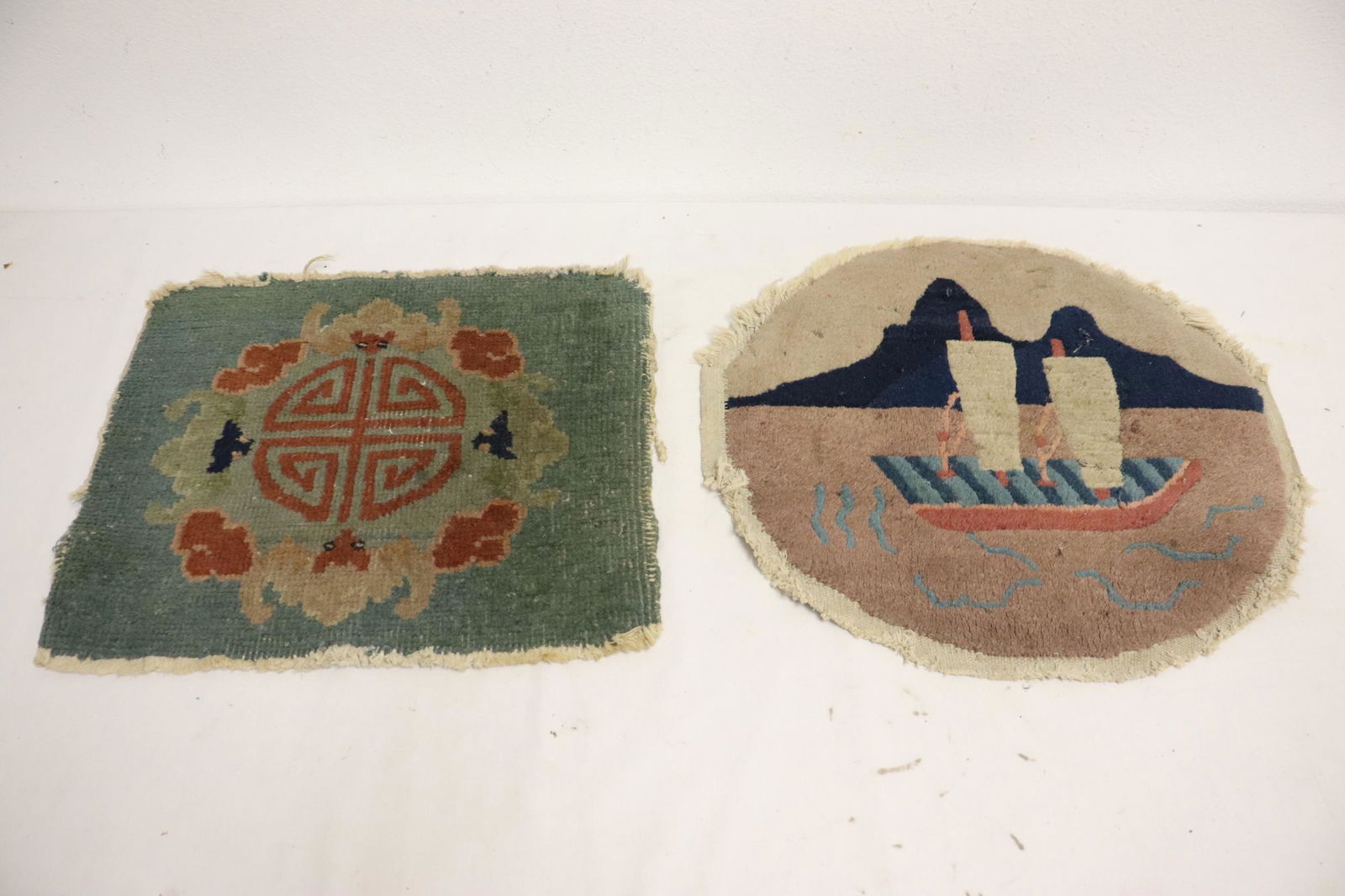 2 Chinese antique small Peking rugs (1 of 9)