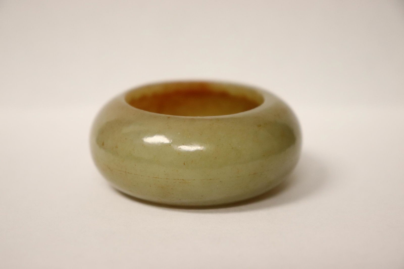 Chinese celadon jade carved censer (1 of 10)