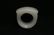 A very nice Chinese white jade carved bangle ring - 8