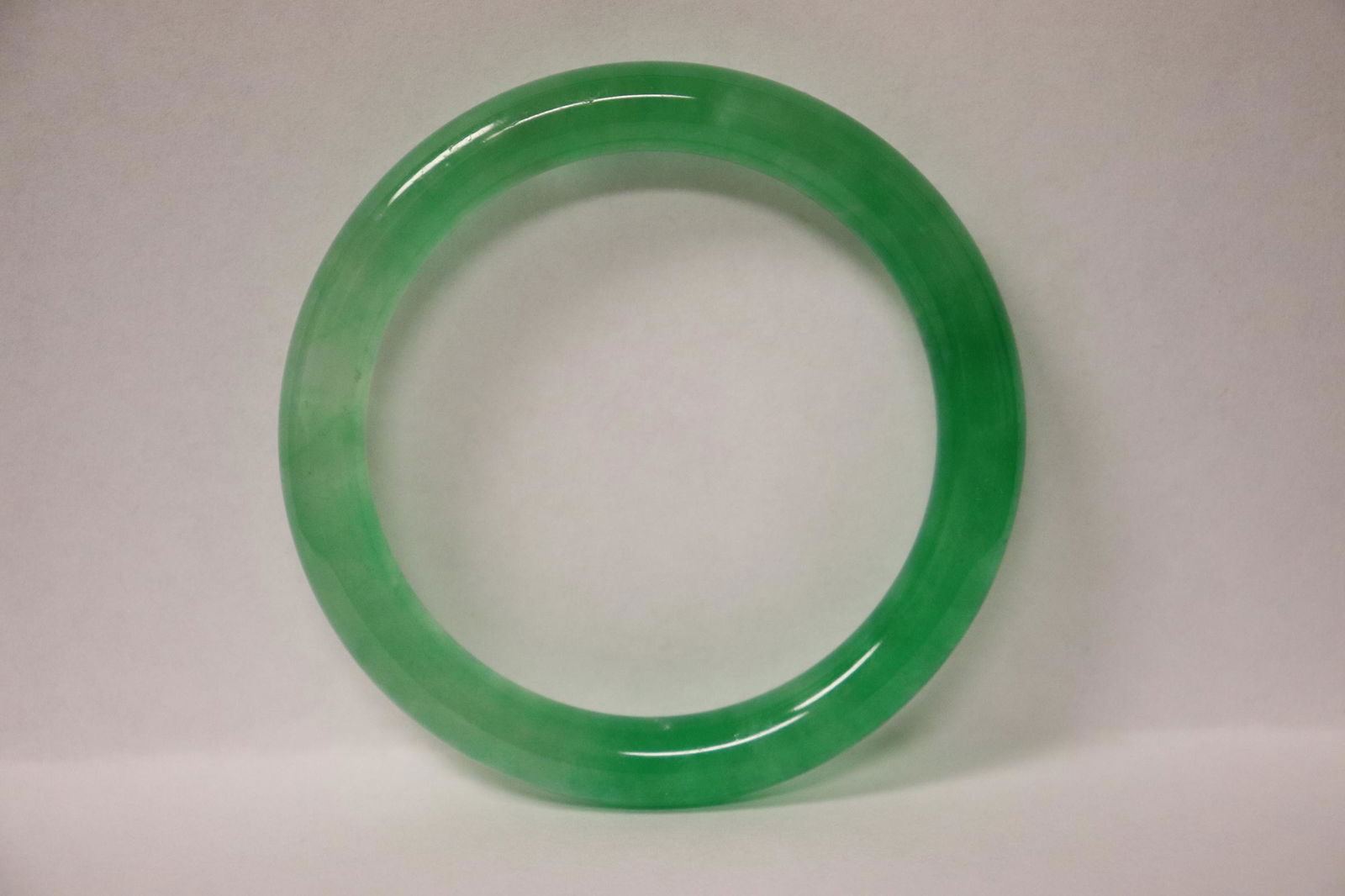 Chinese jadeite like bangle (1 of 9)