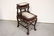 Chinese vintage 2-tier marble top rosewood side table - 7