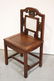 Chinese vintage rosewood chair with marble plaque - 4