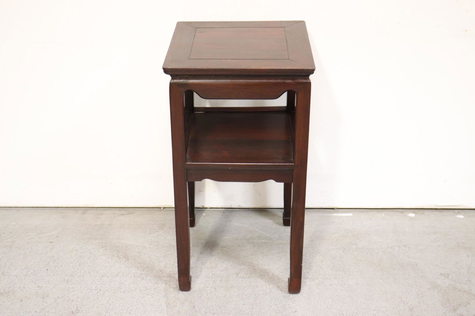 Chinese vintage rosewood 2-tier stand (1 of 9)