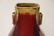 A vintage Chinese red glazed porcelain vase - 4