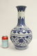Large Chinese blue and white porcelain vase
