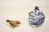 A cinnabar vase, & misc. Chinese porcelain pieces - 3
