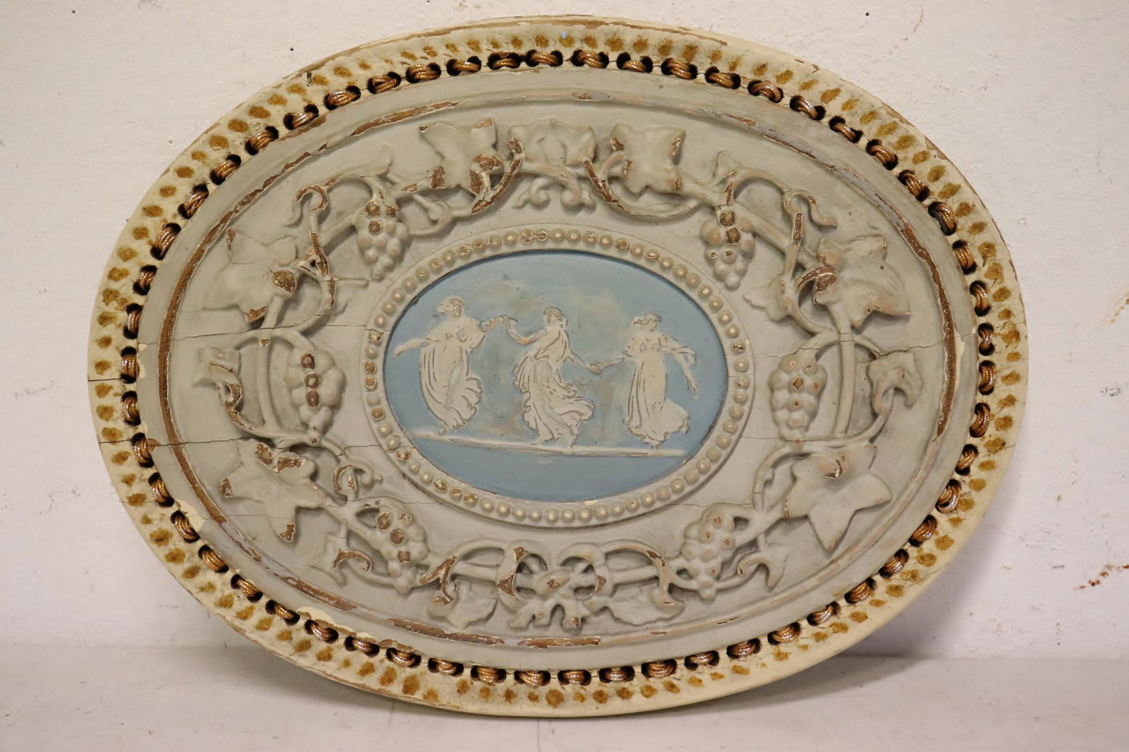 Antique French wood wall panel (1 of 10)