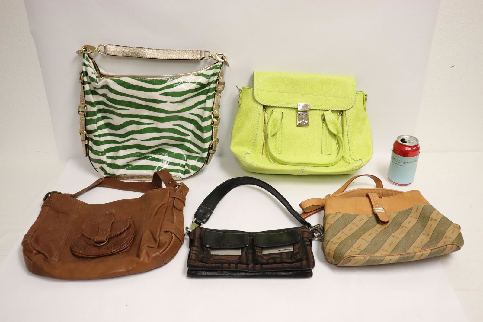 5 handbags: 5 handbags; Phillip Lim, Anucci, Banana Republic, Antonio Melani, and Calvin Klein