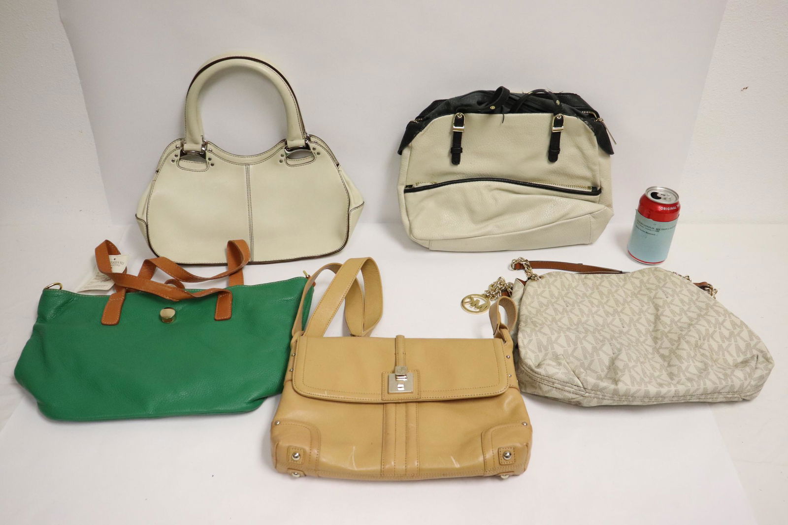 5 handbags: 5 handbags; Michael Kors, Eileen West, L'Artigiano, Olivia Joy and Tod's