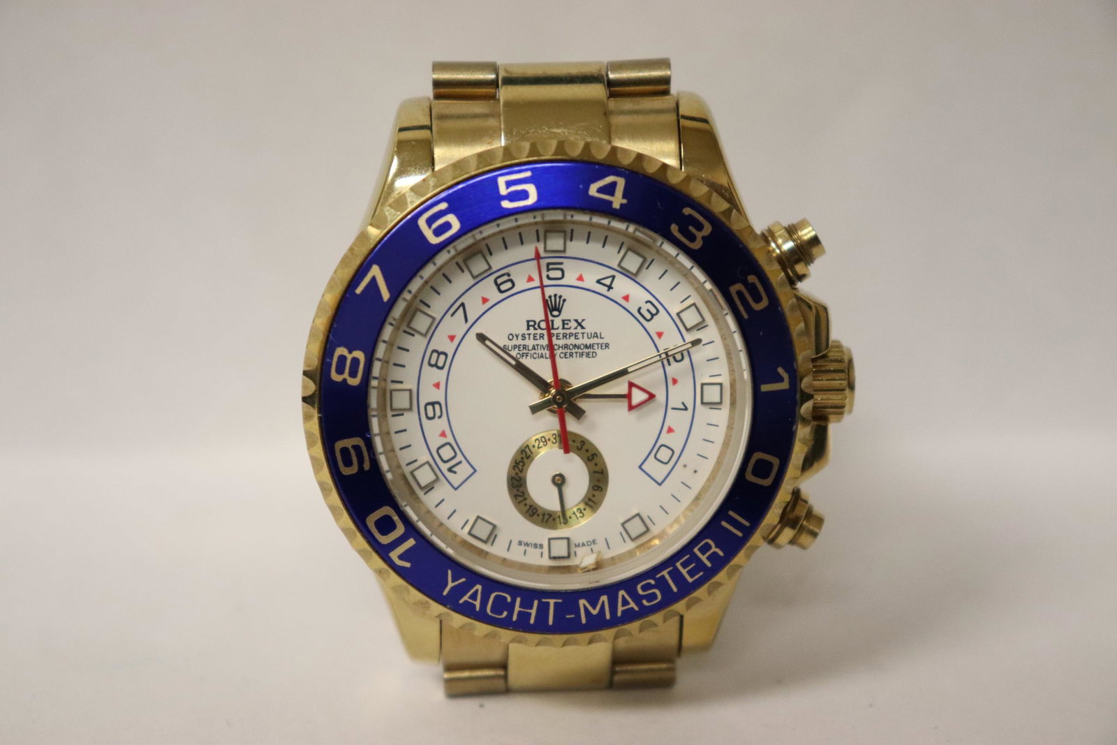 A replica Rolex Yacht Master II wrist watch (1 of 10)