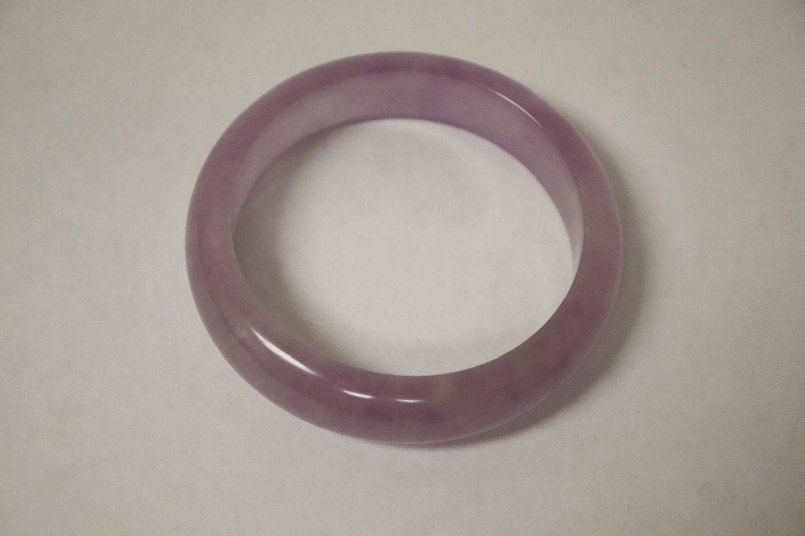 Lavender jadeite like bangle (1 of 9)