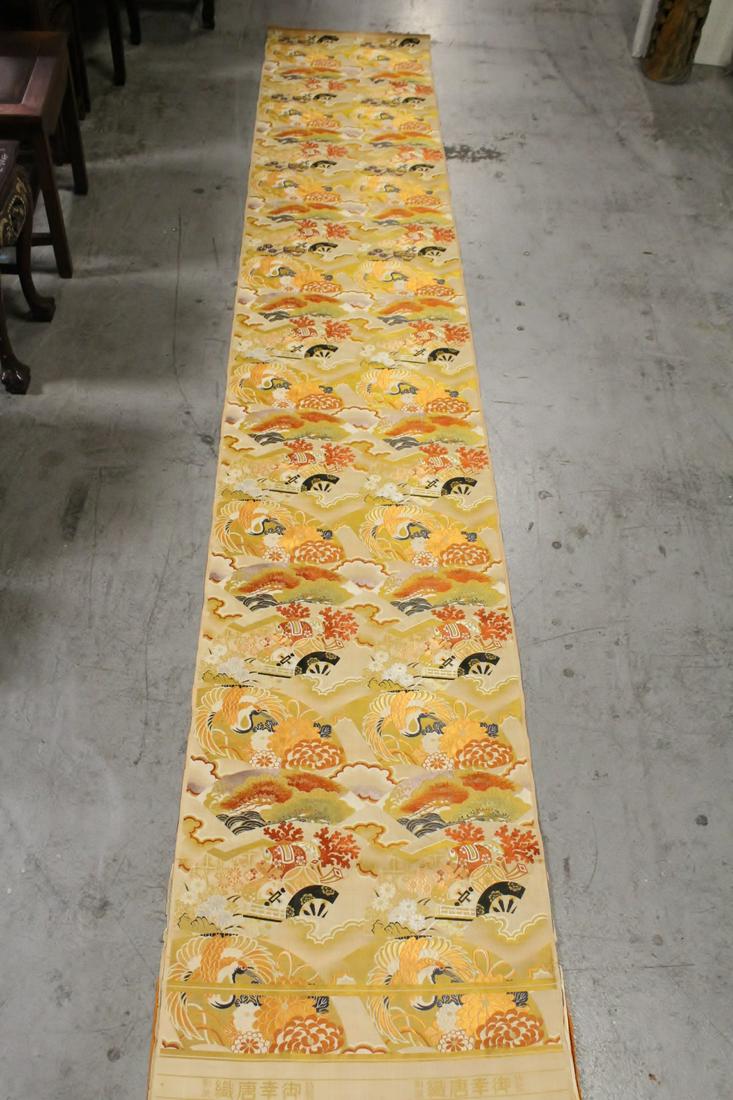 A long vintage Japanese embroidery panel (1 of 11)