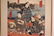 Framed vintage Japanese w/b print by Toyokuni III - 13