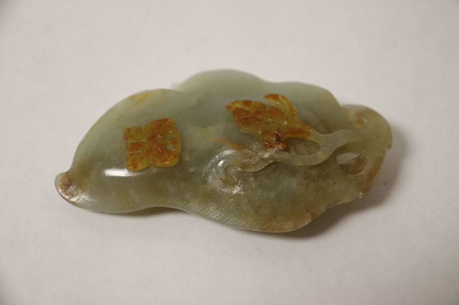 Chinese vintage celadon jade carving (1 of 10)