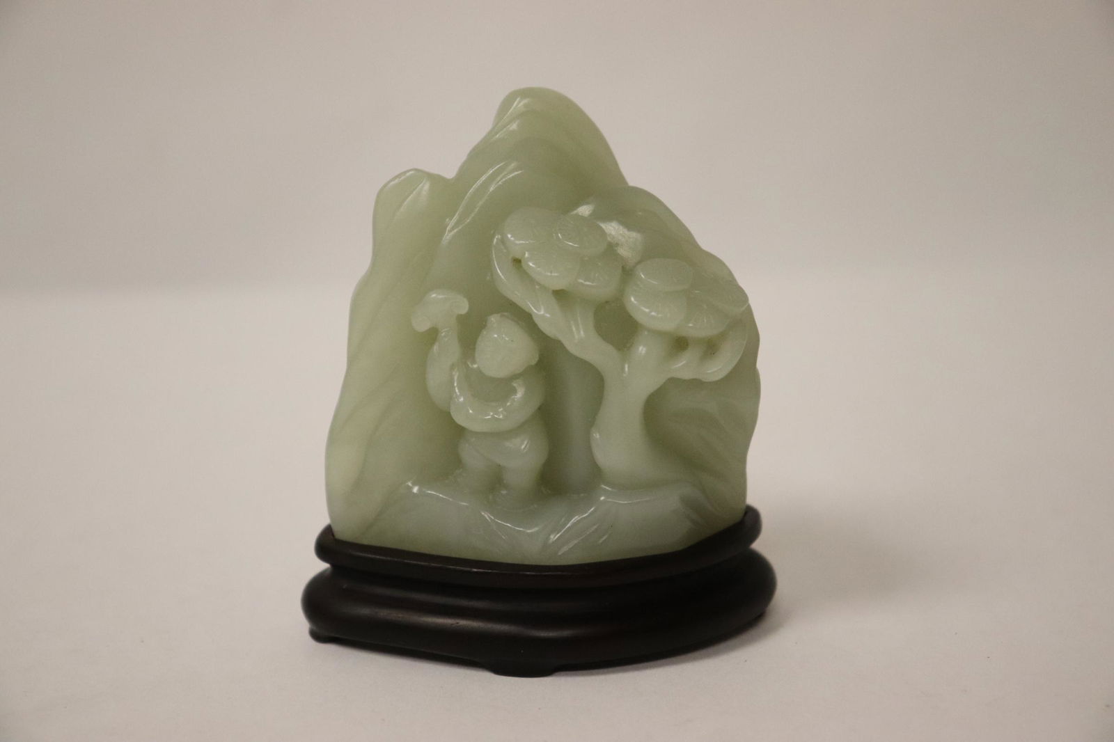 Chinese white jade carved ornament (1 of 9)