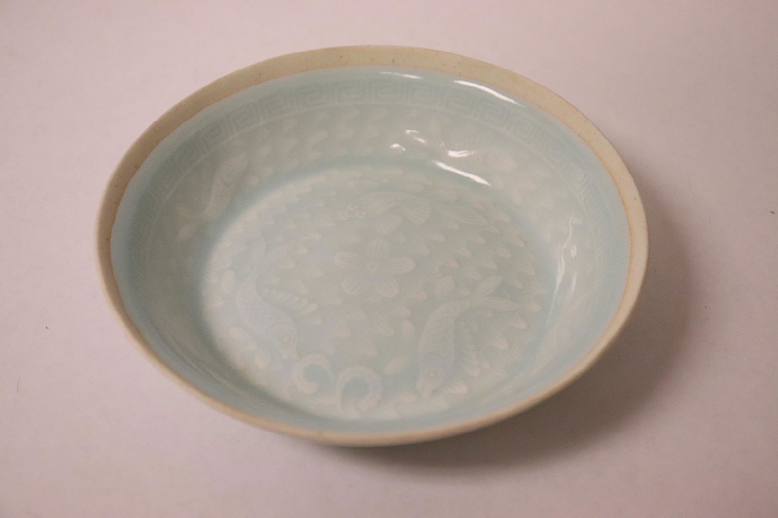 A Song style sky blue small plate (1 of 8)