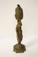 Gilt metal table clock with figure motif base - 9