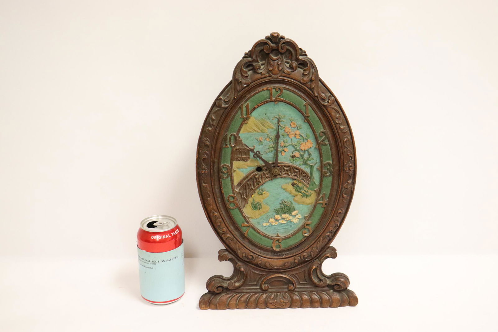 A vintage key-wind table clock (1 of 10)