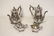 s/p tea and coffee set w/ tray, a lg serving tray & - 4