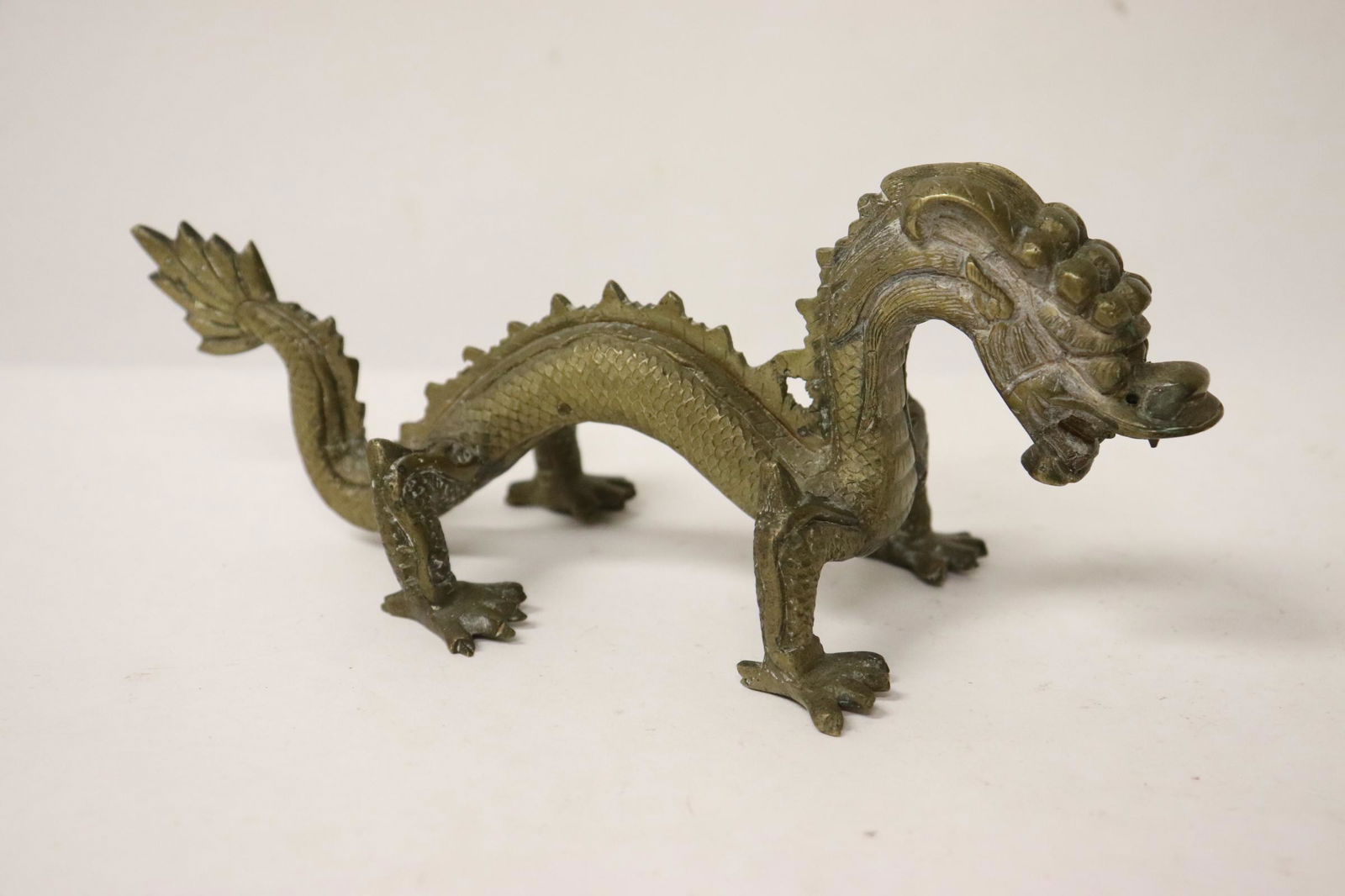 A bronze sculpture of dragon (1 of 9)
