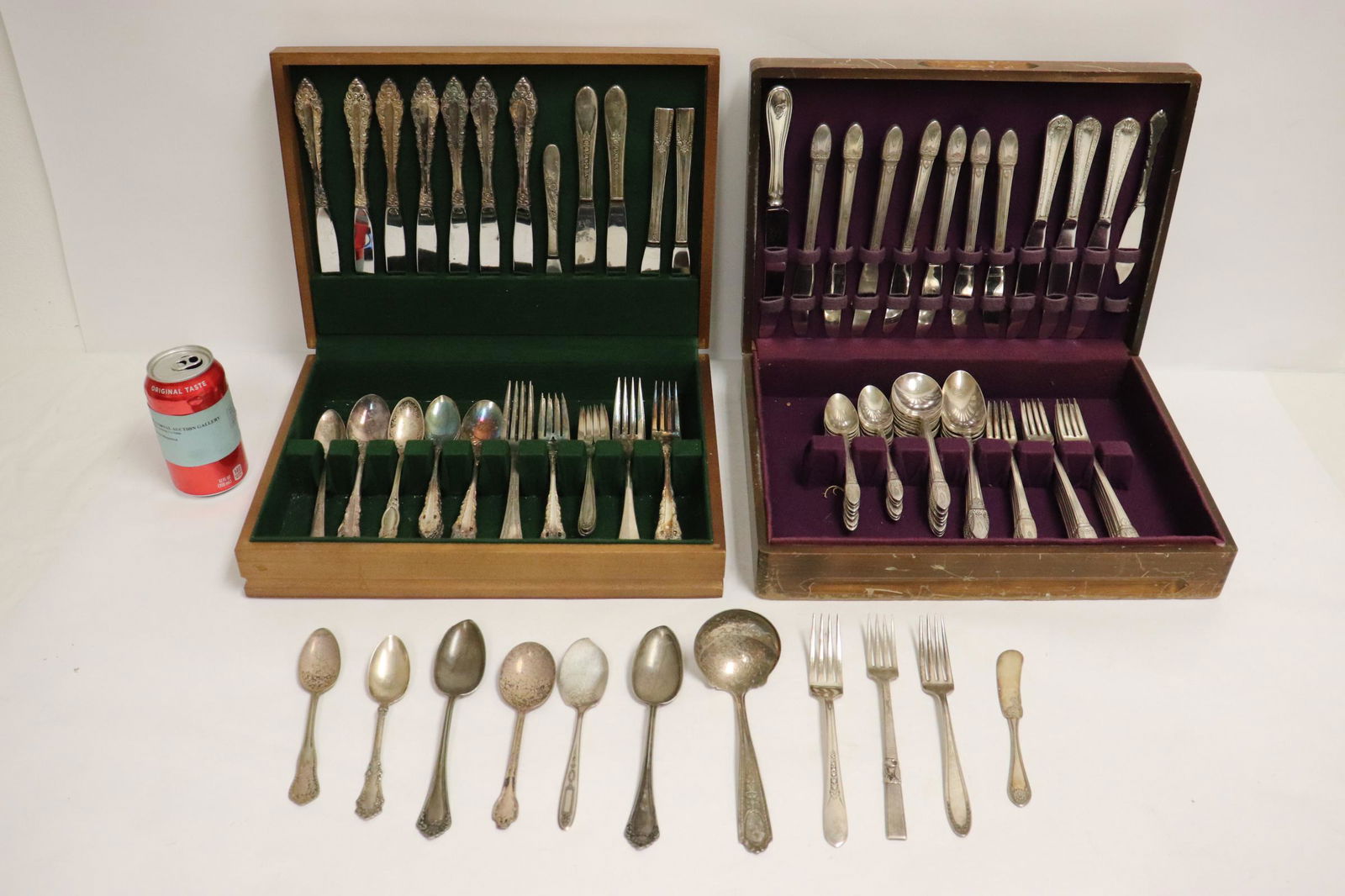 2 sets of silverplate dinnerware (1 of 11)