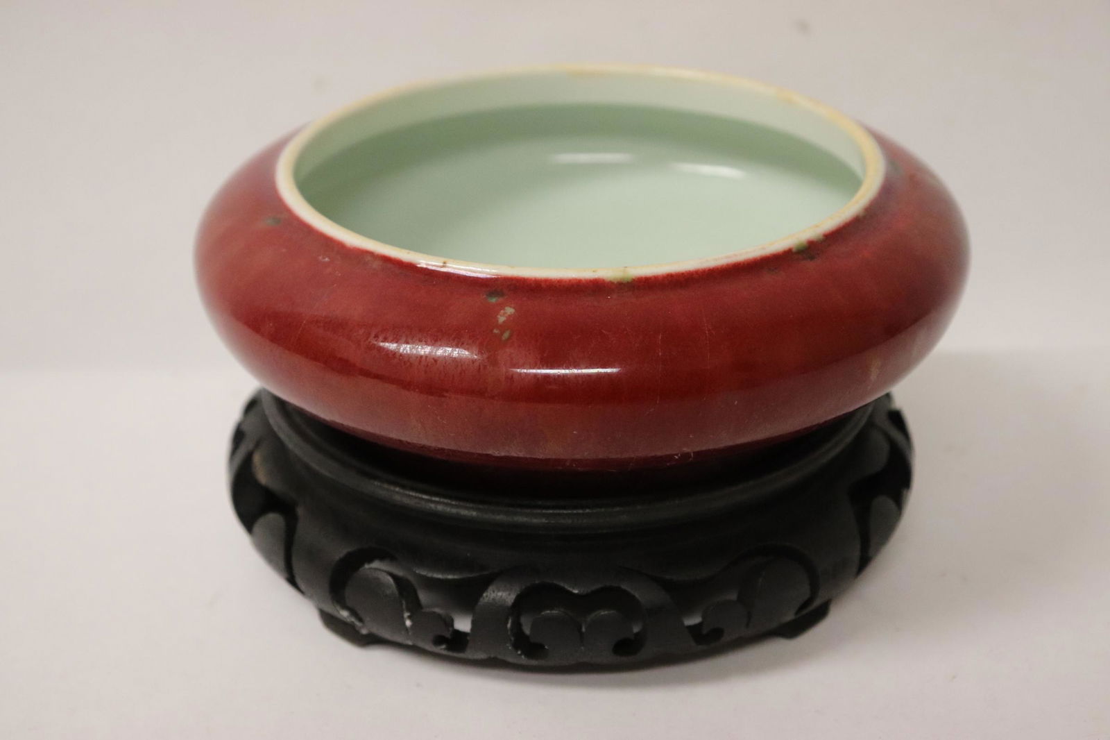 Chinese red glazed porcelain brush wash (1 of 10)