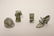 Lot of pewter ornament - 9