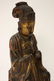 Chinese antique gilt wood carved deity - 7