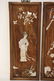 4 Chinese vintage rosewood panels w/ MOP inlaid - 2